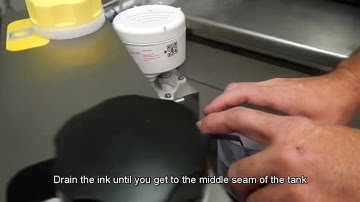 Removing Ink from a Citronix printer 3000 and 5000 series. Ink Tank Full fault. By Gateway Coding