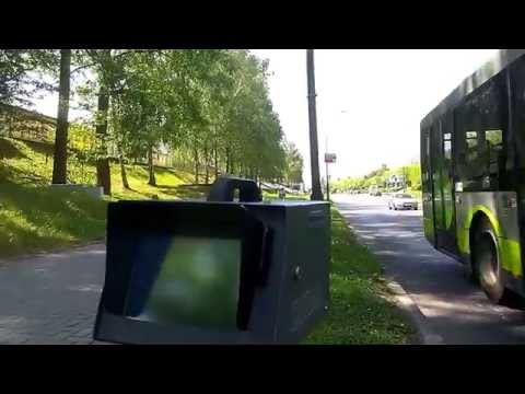 SM Olsztyn nieprawidłowo ustawiony fotoradar ul. Wyszyńskiego 05-06-2014