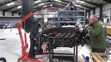 Video 135 Restoration of Lancaster NX611 Year 5 ....  2 Ribs left on the French wing NX664