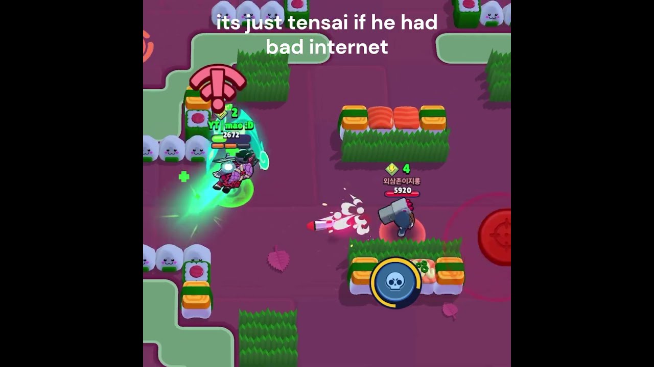 Tensai With Bad Internet Brawlstars Supercell Brawl Fyp Trending Viral Explore