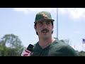 CAA Pitcher Of The Year, Nate Knowles, Chats After William And Mary's Win