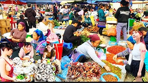 Ẩm Thực Chợ Vùng Cao Gây Mê / Phiên Chợ Cán Cấu Si Ma Cai 