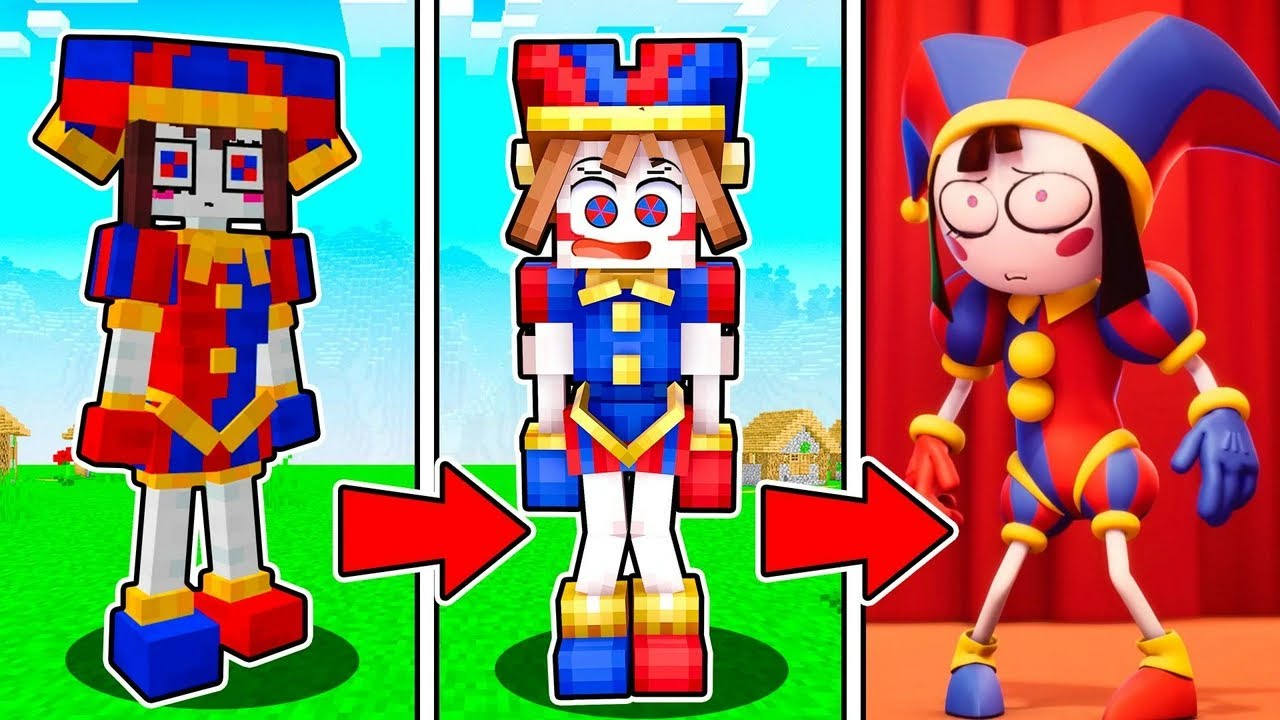 EVOLUÍ os MOBS PROÍBIDOS de AMAZING DIGITAL CIRCUS no MINECRAFT. - YouTube