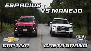 ¡ESPACIOS VS MANEJO! ¿CUAL ES MEJOR? | CHEVROLET CAPTIVA VS HYUNDAI CRETA GRAND