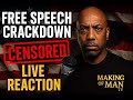 1. “Free Speech CRACKDOWN | Making of a Man TV LIVE Reaction