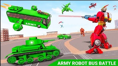Army Bus Robot Transform Wars #3D || Android Gameplay || 2022 - # Games #
