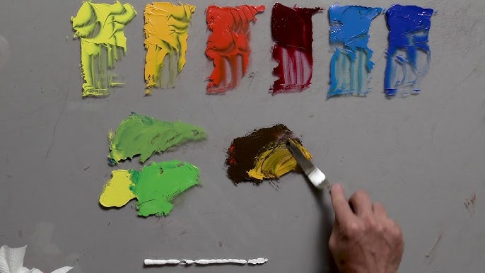 How to set up an oil paint palette