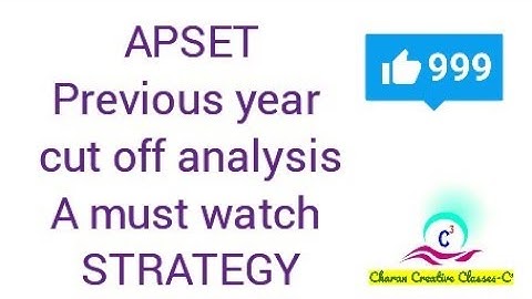 APSET CUTOFF ANALYSIS LATEST