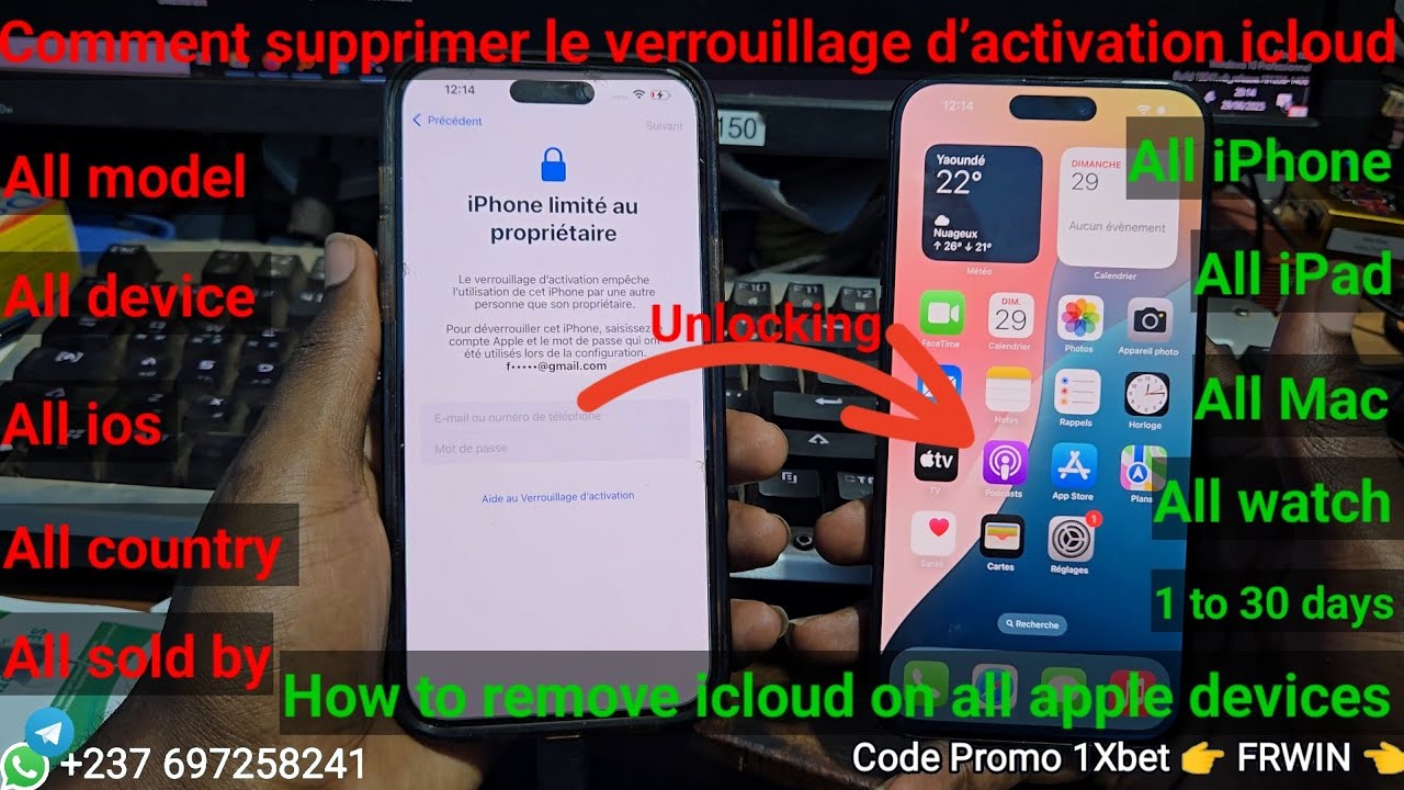 Débloquer l’iPhone Limité au Propriétaire (Verrouillage d’activation