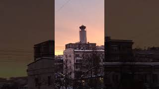 Москва-Владивосток. РАССВЕТ в Москве сегодня. Sonnenaufgang. فجر