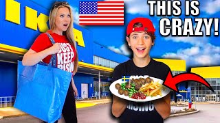 British family FIRST TIME shopping at IKEA in the USA!