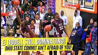 The Defender You Dont Want To Be Around Ohio State Commit Ej Liddell Vs Top Junior Caleb Love