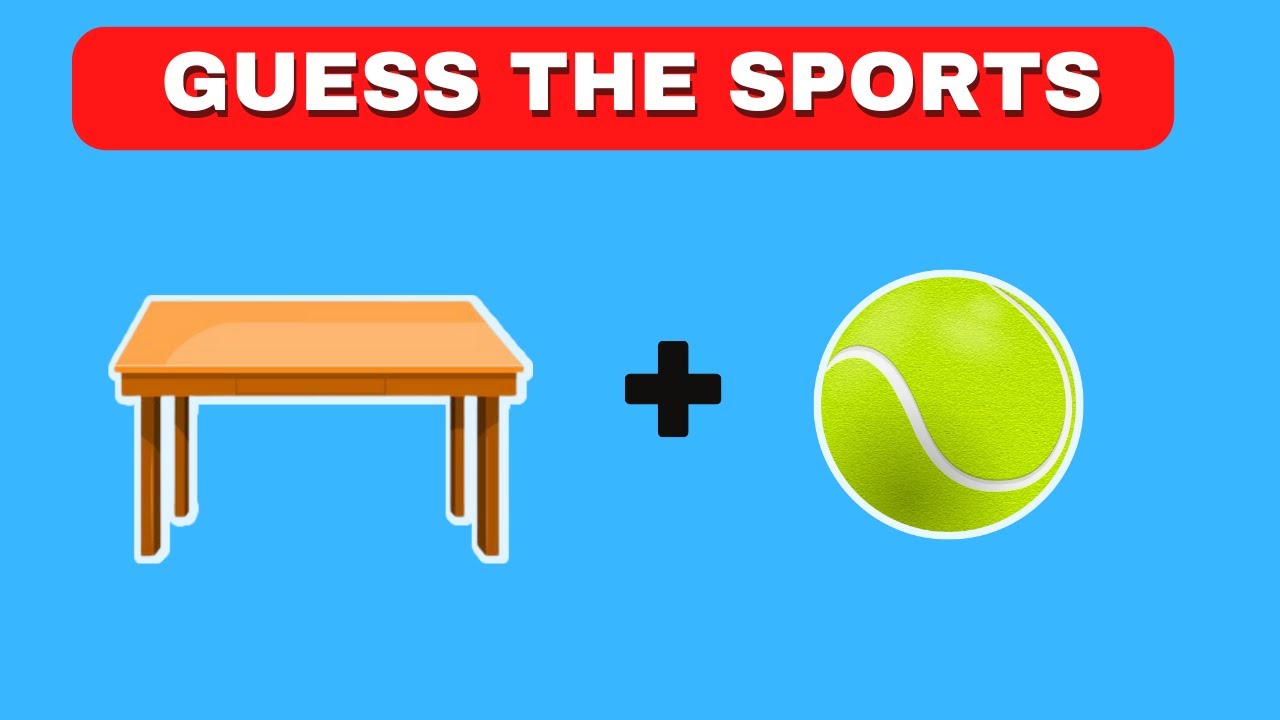 Can you guess the sports by emoji [sports quiz]. YouTube