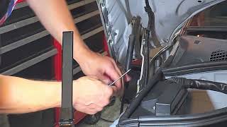 How to Replace hood trunk tailgate support struts shocks many cars BMW Z3 and others