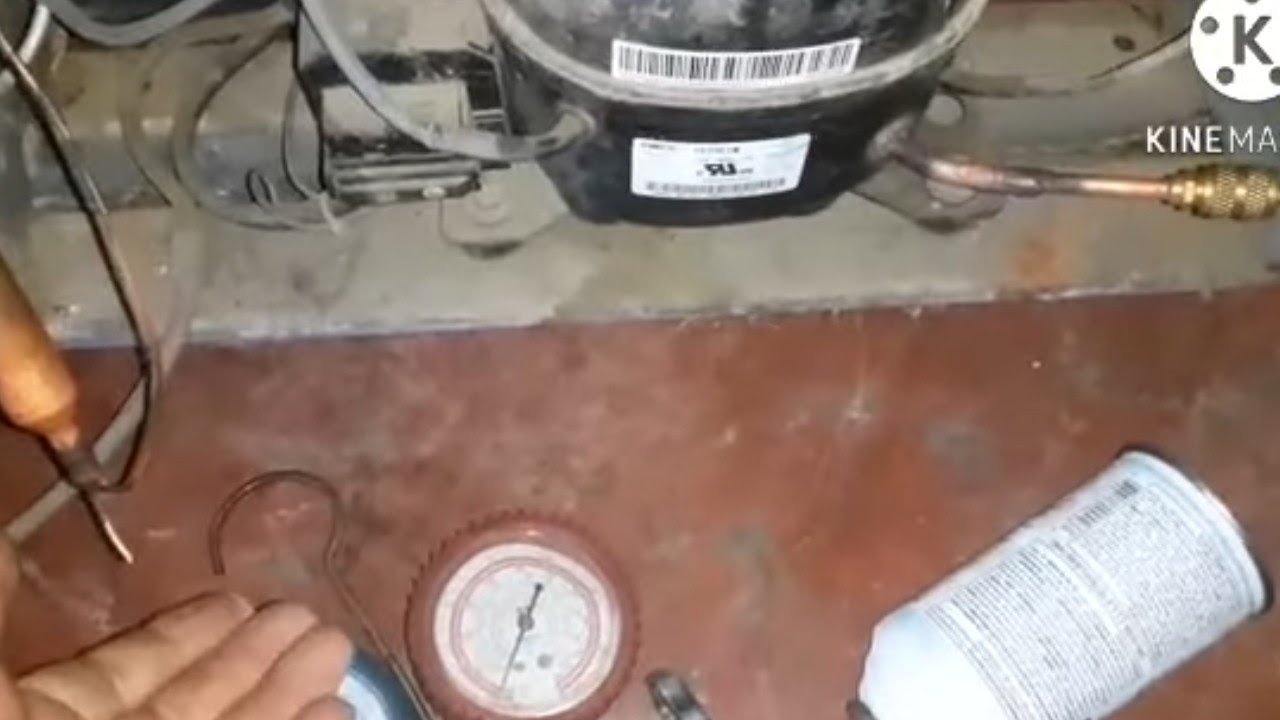☆AUTOVACIO y reparacion de fuga de gas☆ Tecnica de la vieja escuela sin bomba de vacio☆