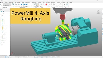 PowerMill 4-Axis Roughing Masterclass (Part 7) | Remove Heavy Material Like a Pro!