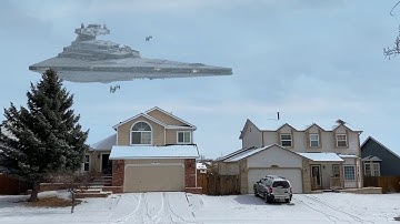 Star Destroyer/Tie Fighter effect in Adobe After Effect