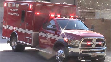 LAFD Rescue 3 responding