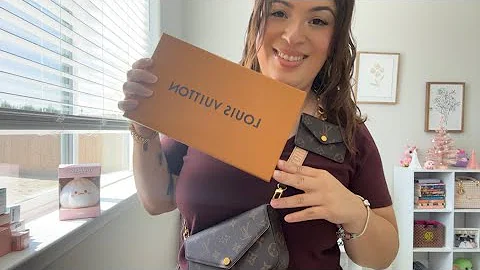 ASMR| Luxury Unboxing of a LV purse 🤎- whispering