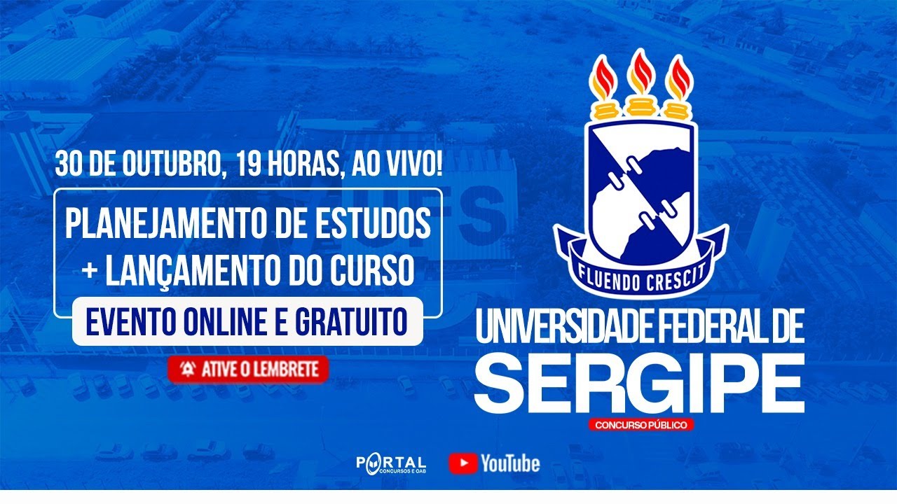 CONCURSO UFS: ANÁLISE DE EDITAL + LANÇAMENTO DO CURSO