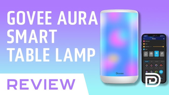 REVIEW: Govee Aura Smart LED Table Lamp - Best Mood Lamp! WiFi
