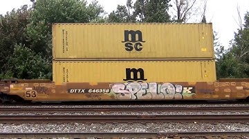 Fast CSX Double Stack Train