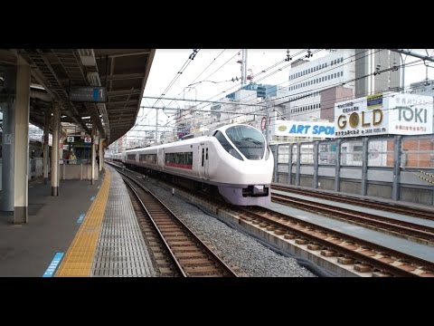 上野東京ライン開通日の特急ひたちが御徒町付近の平面交差ポイントを通過