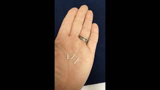 Product Video: Bright Silver Etched Pattern 925 Sterling Silver Tube Spacer Beads 10mm x 2mm Y16250