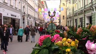 Moscow Spring festival (Moscow, Russia) A walk in Moscow Фестиваль Московская весна (Москва, Россия) by Notes on Russia 4,852 views 7 years ago 4 minutes, 9 seconds