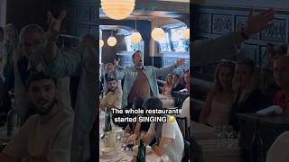 La Bohme The Whole Restaurant Started Singing Amazing French Song Performance In Paris 