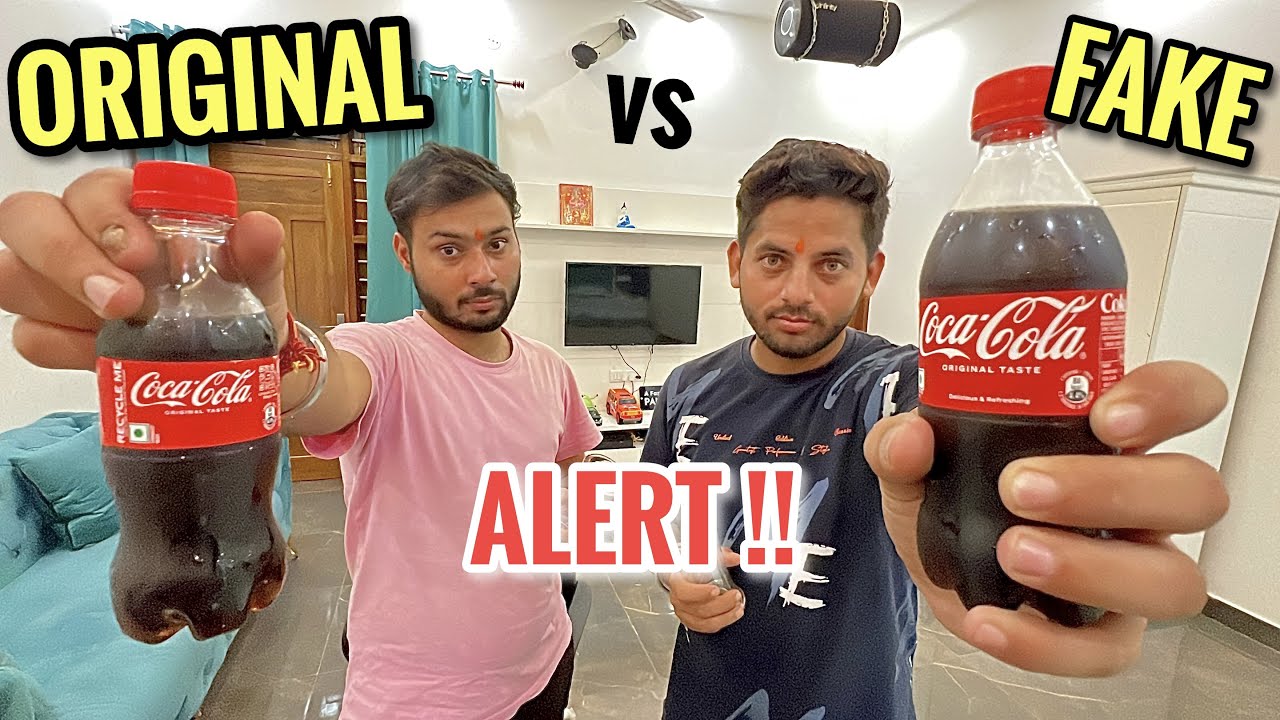 SCAM ORIGINAL Vs FAKE Coke YouTube SCAM ORIGINAL Vs FAKE Coke YouTube