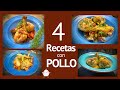 4 RECETAS con POLLO para Triunfar ✔︎ - GUILLE RODRIGUEZ