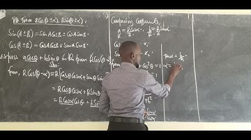 Trigonometry | The R Formulae - Proof and Worked Examples