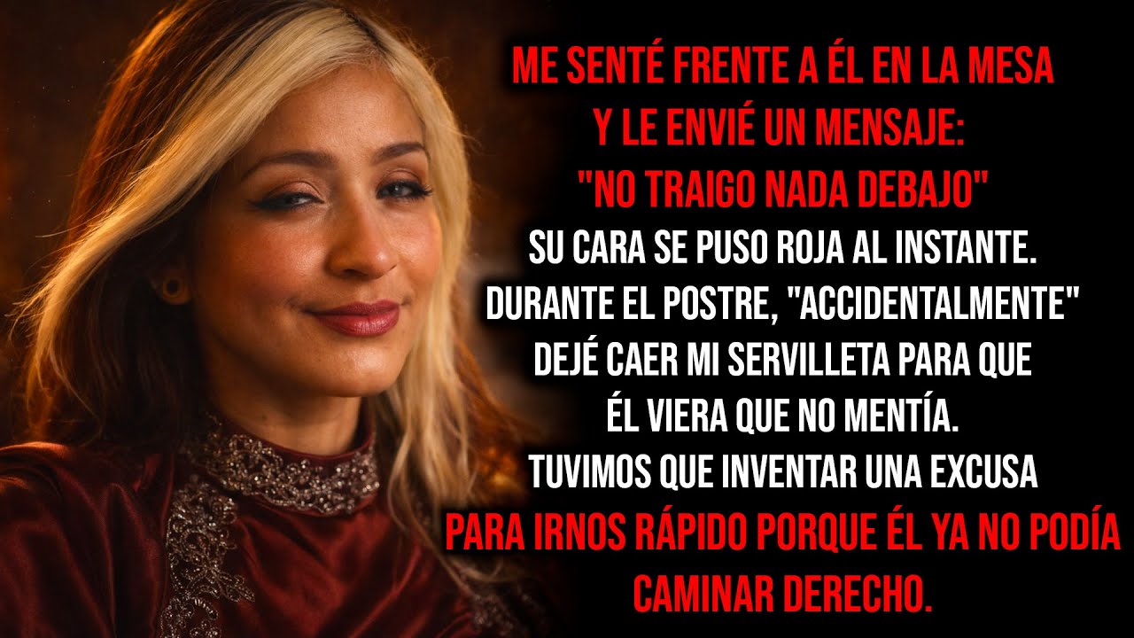 Fui a la cena familiar sin "esa" prenda íntima y mi esposo casi pierde la cabeza...