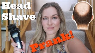 HEAD SHAVE PRANK! (Bald Spot) - Top Wife vs Husband Pranks Of 2018 by Pranksters in Love 267,438 views 5 years ago 2 minutes, 51 seconds