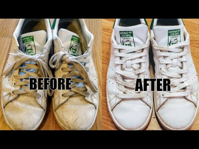 HOW TO CLEAN ADIDAS STAN SMITH | Adidas Sneaker Restoration - YouTube