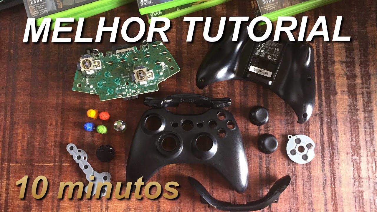 Como Abrir Controle de XBOX 360 (Passo a Passo) 