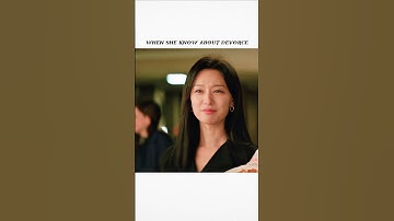 When she knows about divorce!💔| Queen of tears 👑| WhatsApp status | #shorts #kdrama