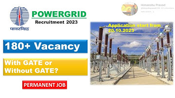 POWERGRID Recruitment 2023|EET|184 vacancy|Himanshu Prasad|AIR-144,Gate