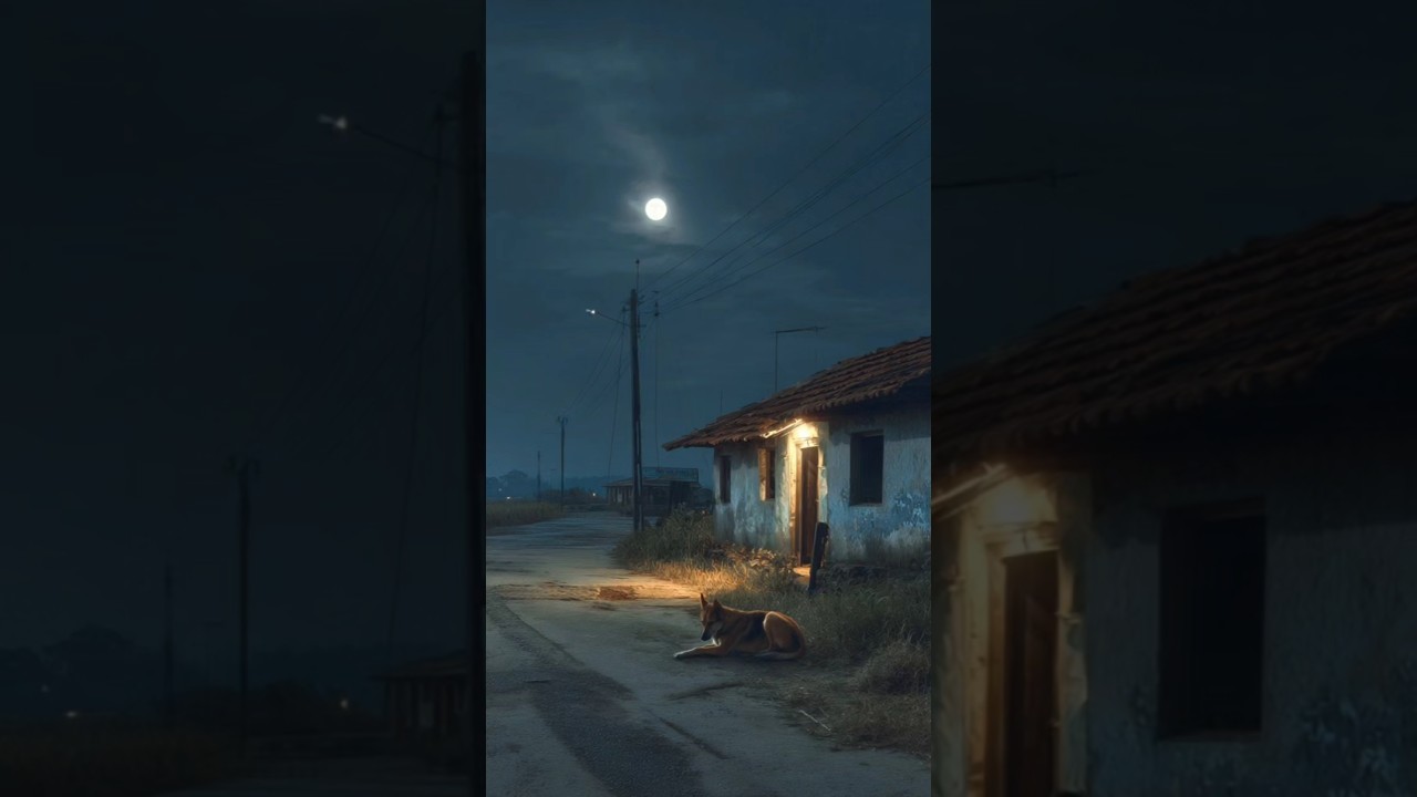 Let the moonlight guide your dreams and the peaceful village calm your heart.