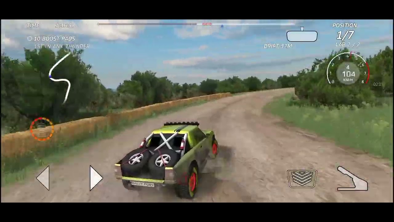 Rally Fury long video and car sound 🔥💥