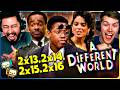 A DIFFERENT WORLD 2x13, 2x14, 2x15, 2x16 Reaction! | Jasmine Guy, Kadeem Hardison, Darryl M. Bell