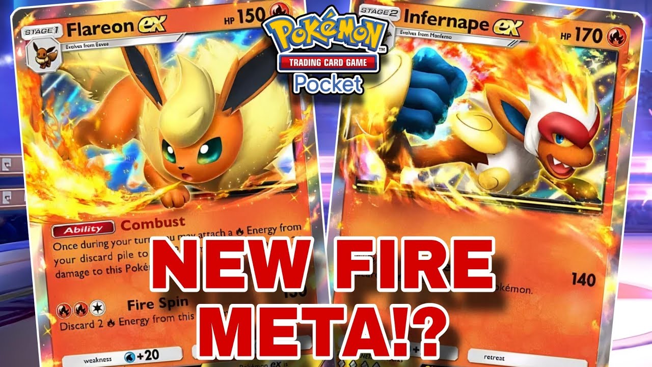 This FLAREON EX & INFERNAPE EX Deck Is About to Set the Meta on Fire! 🔥 ...