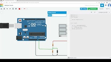 Criando um osciloscópio com Arduino. Simulando com o TinkerCAD.