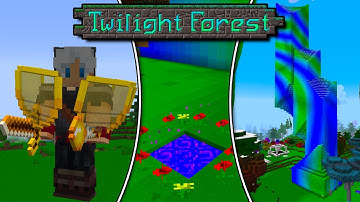Minecraft: Twilight Forest - All Bosses, Items & Biomes (Mod Showcase)