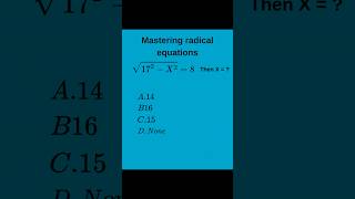 Direct &amp; Clear: Solve for X: Radical Equation Challenge ✍️