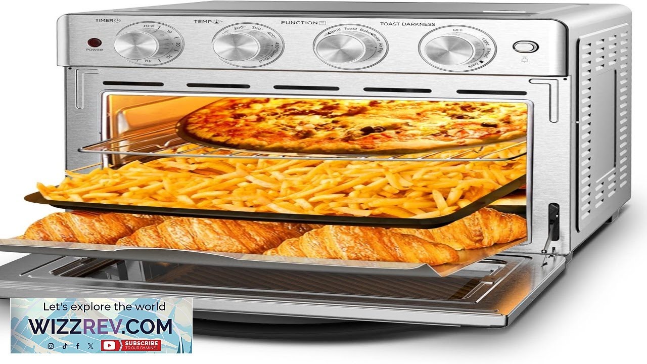 Geek Chef Air Fryer Toaster Oven 26 QT Large AirFryer Convection Countertop