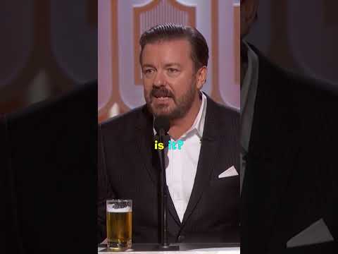 Ricky Gervais ROASTS Tina Fey And Amy Poehler Golden Globes