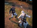 Assassin&#39;s Creed Unity Spear Combat &amp; Finishing Moves with Pike Hammer Elite Spear #shorts