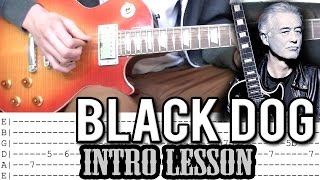 Led Zeppelin - Black Dog Intro Guitar Lesson (With Tabs)
